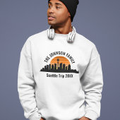 Seattle Trip Skyline Sunset Personalized Trui