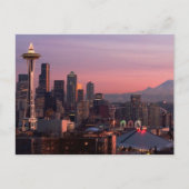 Seattle uit Kerry Park. Briefkaart (Voorkant)
