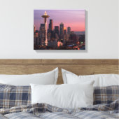 Seattle uit Kerry Park. Canvas Afdruk (Insitu (Slaapkamer))