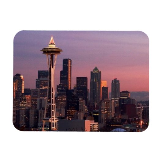 Seattle uit Kerry Park. Magneet (Horizontaal)