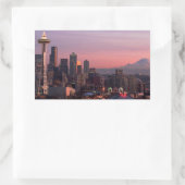 Seattle uit Kerry Park. Rechthoekige Sticker (Tas)