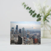 Seattle Uitzicht Briefkaart (Staand voorkant)