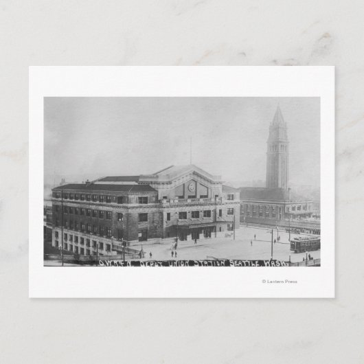 Seattle, Uitzicht van de Unie van Washington Briefkaart (Voorkant)