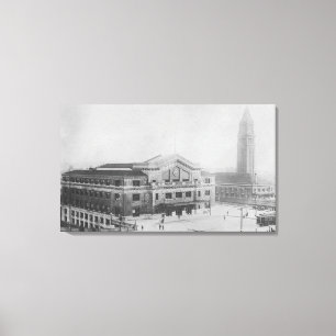 Seattle, Uitzicht van de Unie van Washington Canvas Afdruk