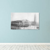 Seattle, Uitzicht van de Unie van Washington Canvas Afdruk (Insitu (Houten vloer))