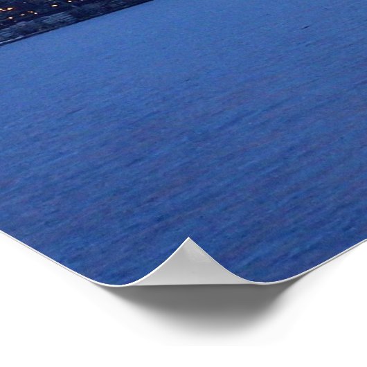Seattle under Clouds Poster (Hoek)