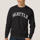 SEATTLE Universitair Stijl Trui Amerika College (Voorkant)