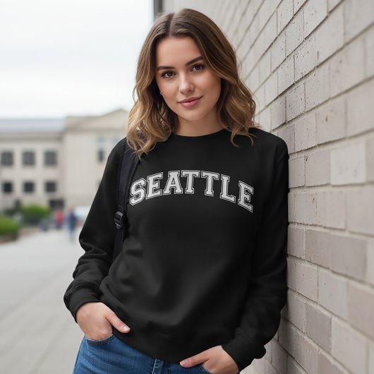 SEATTLE Universitair Stijl Trui Amerika College