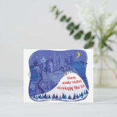 Seattle vakantie wenskaart feestdagenkaart (Staand voorkant)