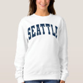 Seattle  Varsity College Style Sweatshirt (Voorkant)