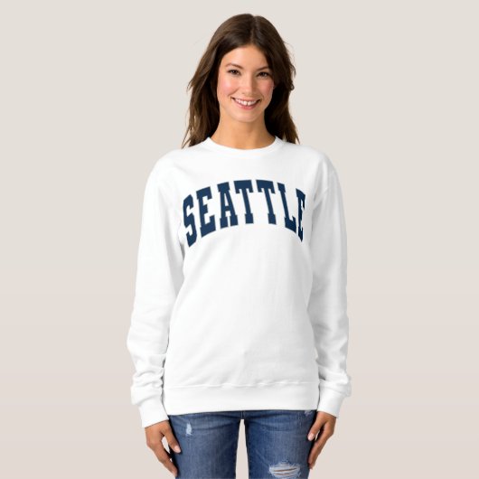 Seattle  Varsity College Style Sweatshirt (Voorkant volledig)