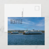 Seattle-veerdiensten Briefkaart (Voorkant / Achterkant)