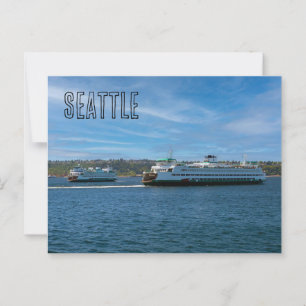 Seattle-veerdiensten Briefkaart
