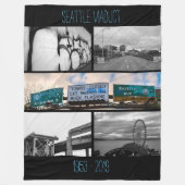 Seattle Viaduct Commerative Fleece Deken (Voorkant)