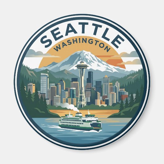 Seattle VS Magneet (Voorkant)