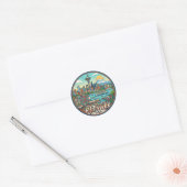 Seattle VS Ronde Sticker (Envelop)