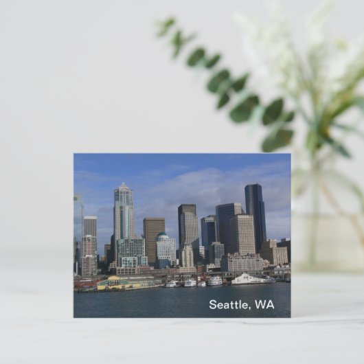 Seattle WA, briefkaart (Staand voorkant)
