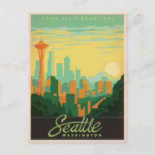 Seattle, WA Briefkaart