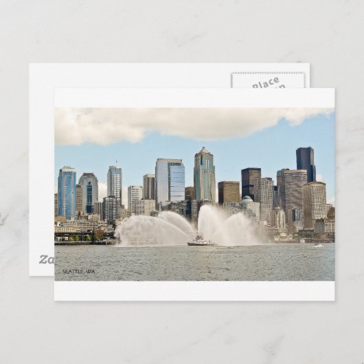 Seattle, WA Briefkaart (Voorkant / Achterkant)
