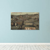 Seattle, WA - First Hill Canvas Afdruk (Insitu (Houten vloer))