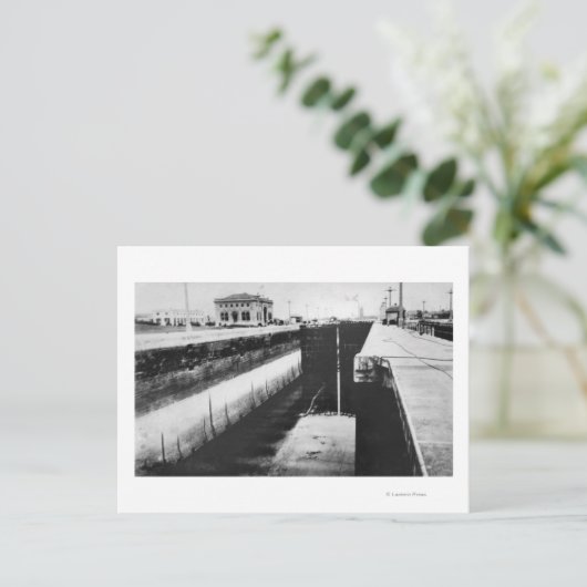 Seattle, WA - Lake Washington Ship Canal Briefkaart (Staand voorkant)