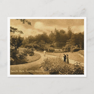 Seattle WA Leschi Park Oud 1910s Briefkaart