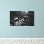 Seattle, WA Naval Parade op First and Spring Canvas Afdruk (Insitu (Houten vloer))