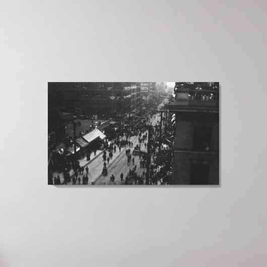 Seattle, WA Naval Parade op First and Spring Canvas Afdruk (Voorkant)