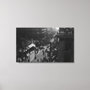 Seattle, WA Naval Parade op First and Spring Canvas Afdruk