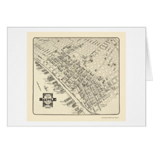 Seattle, WA Panoramic Map - 1903