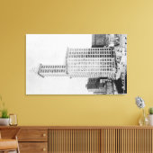 Seattle, WA - Smith Tower Building Canvas Afdruk (Insitu (Woonkamer))