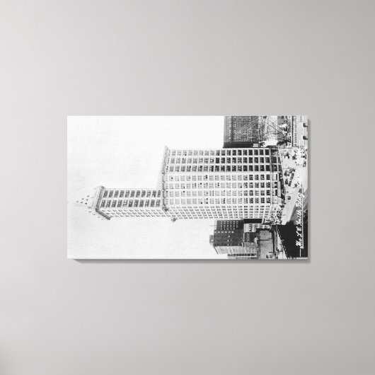 Seattle, WA - Smith Tower Building Canvas Afdruk (Voorkant)