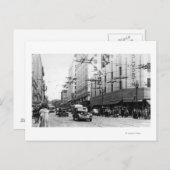 Seattle, WA Street Scene Downtown Foto Briefkaart (Voorkant / Achterkant)