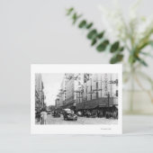 Seattle, WA Street Scene Downtown Foto Briefkaart (Staand voorkant)