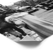 Seattle, WA Street Scene Downtown Foto Poster (Hoek)