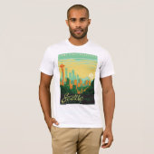 Seattle, WA T-shirt (Voorkant volledig)