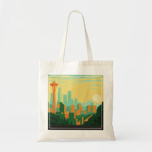 Seattle, WA Tote Bag (Voorkant)