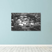 Seattle, WA University of WA Campus Aerial Canvas Afdruk (Insitu (Houten vloer))