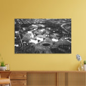 Seattle, WA University of WA Campus Aerial Canvas Afdruk (Insitu (Woonkamer))