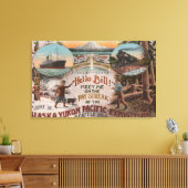 Seattle, WAAD voor Alaska Yukon Pacific Expo. Canvas Afdruk (Insitu (Woonkamer))