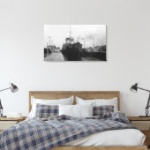 Seattle, WABallard Locks Ship Canal Photography 2 Canvas Afdruk (Insitu (Slaapkamer))