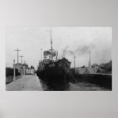Seattle, WABallard Locks Ship Canal Photography 2 Poster (Voorkant)