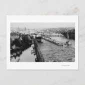 Seattle, WABallard Locks Ship Canal Photography Briefkaart (Voorkant)