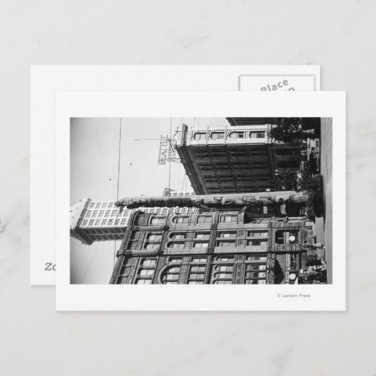 Seattle, WAIndian Totem Pole op Pioneer Square Briefkaart (Voorkant / Achterkant)