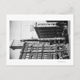 Seattle, WAIndian Totem Pole op Pioneer Square Briefkaart