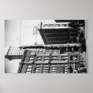 Seattle, WAIndian Totem Pole op Pioneer Square Poster