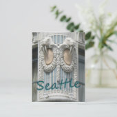Seattle Walrus Briefkaart (Staand voorkant)