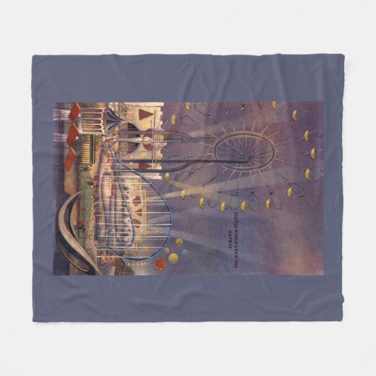 Seattle, Washington1962 World's Fair Poster Fleece Deken (Voorkant (Horizontaal))