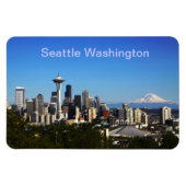 Seattle Washington afbeelding Magneet (Horizontaal)