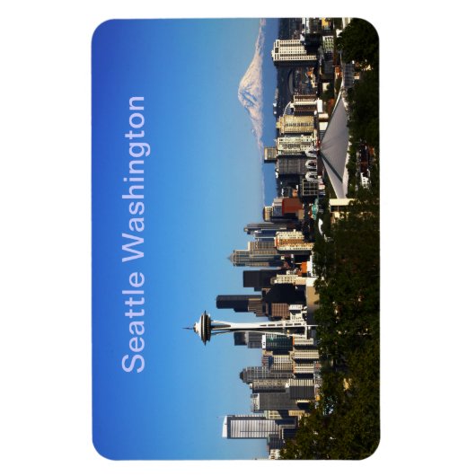 Seattle Washington afbeelding Magneet (Verticaal)